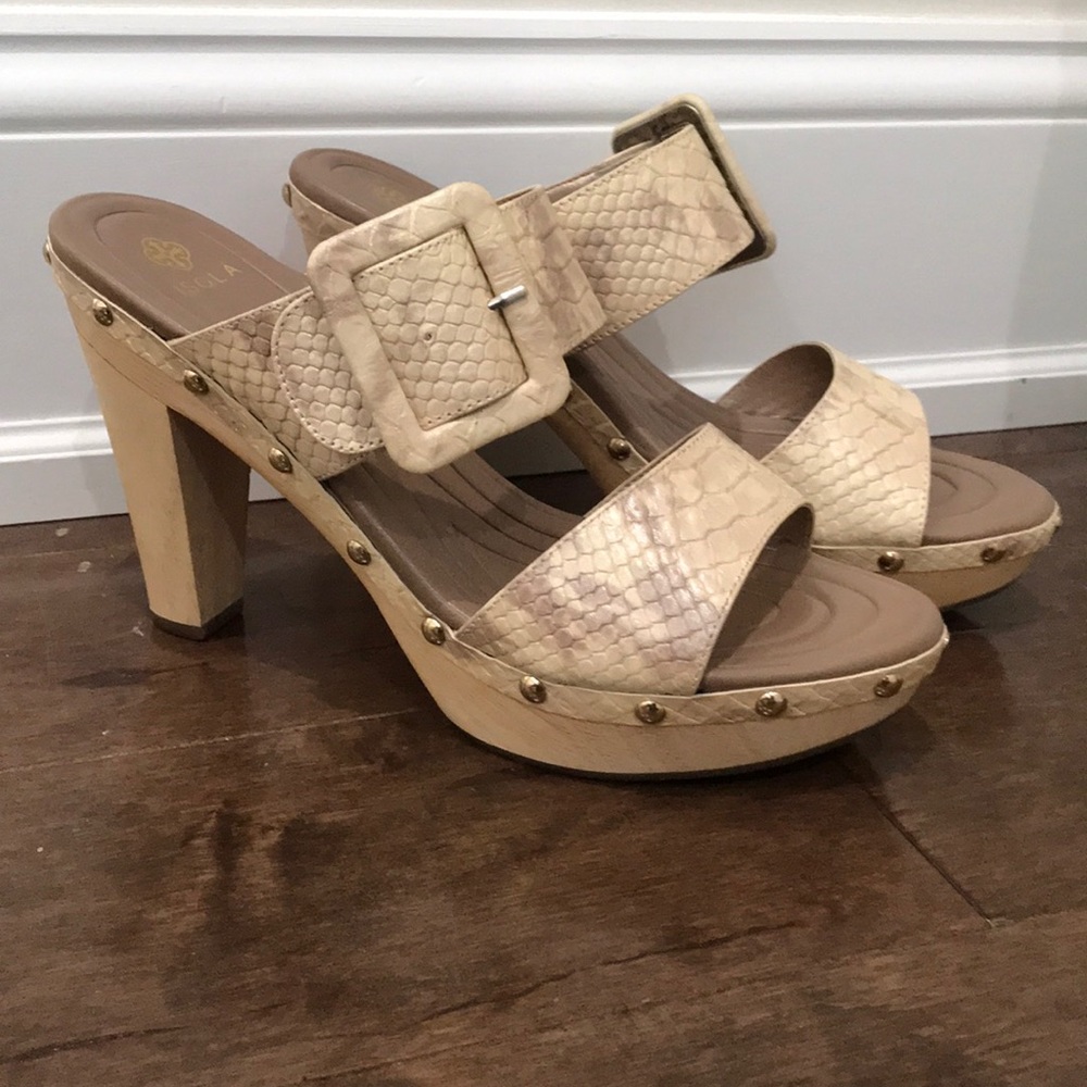 Isola SNAKESKIN Clogs